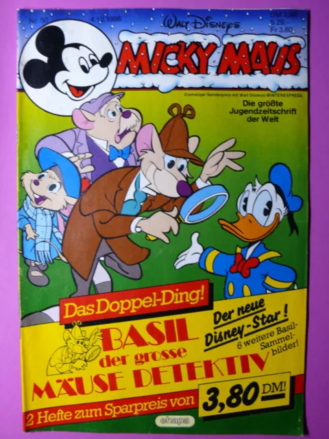 Micky Maus Walt Disneys Nr.:50 / 4.12.1986 Jahre Comicheft