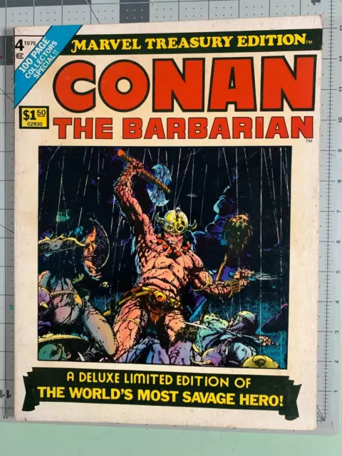 MARVEL TREASURY EDITION #4 CONAN THE BARBARIAN (Thomas/Smith) 1975