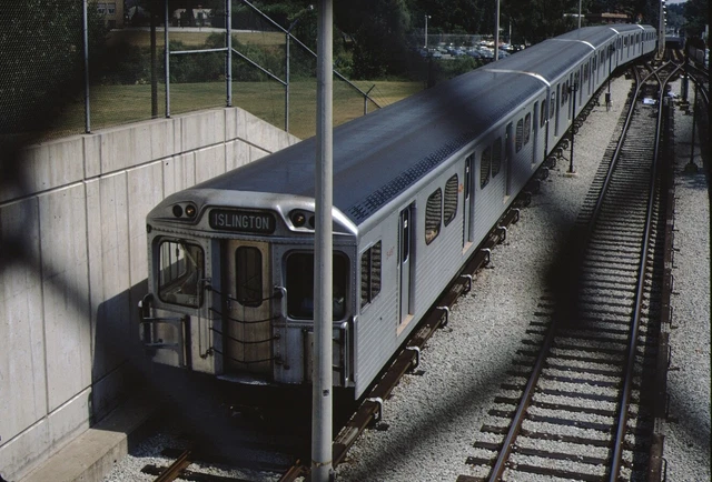 TTC Toronto Transit Commission Subway Car Kodachrome original Kodak Slide