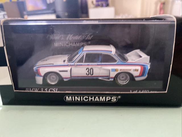Minichamps BMW 3.5 CSL Norisring DRM 1975 HJ Stuck 1:43