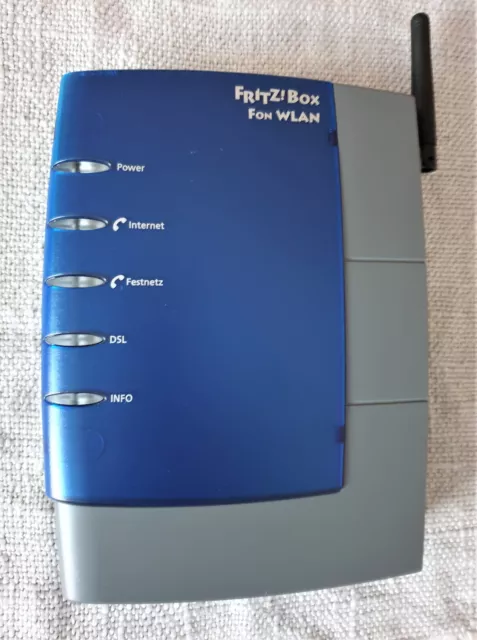 AVM Fritz!Box Fon WLAN DSL Router – Blau