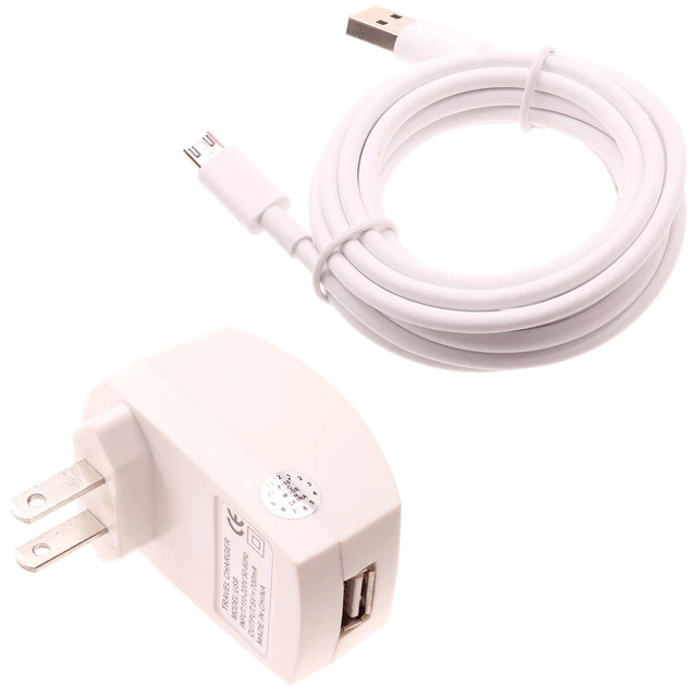 HOME CHARGER 6FT LONG USB CABLE USB TYPE-C ADAPTER POWER DC For CELL PHONES
