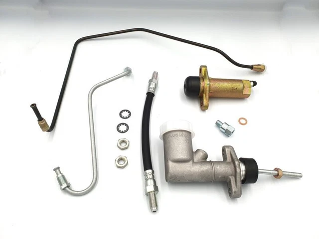 LAND ROVER SERIES 3 Clutch Master & Slave Cylinder WITH Hose & Pipe Kit