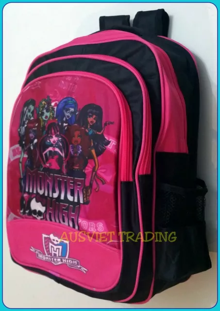 BNWT Brand new Monster High Large Bag girls Preschool Daycare Girls Backpack
