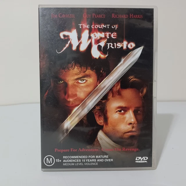 THE COUNT OF Monte Cristo Guy Pearce DVD Movie Film VGC Free Post