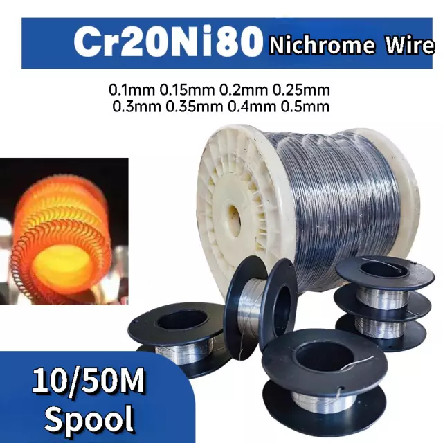 Nichrome Heating Wire Cr20Ni80 Nickel Chrome Round Resistance Heat Element Wire