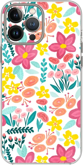 Flowers Pretty Cute Abstract Art Case Cover Silicone / Shockproof / MagSafe