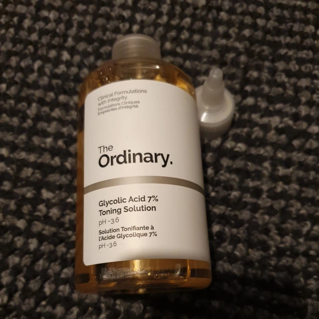 THE ORDINARY GLYCOLIC Acid 7 Toning Solution 240ml For Acne Scars new