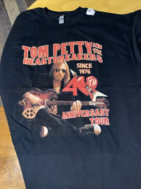 Tom Petty And The Heartbreakers 40th Anniversary Tour Tshirt