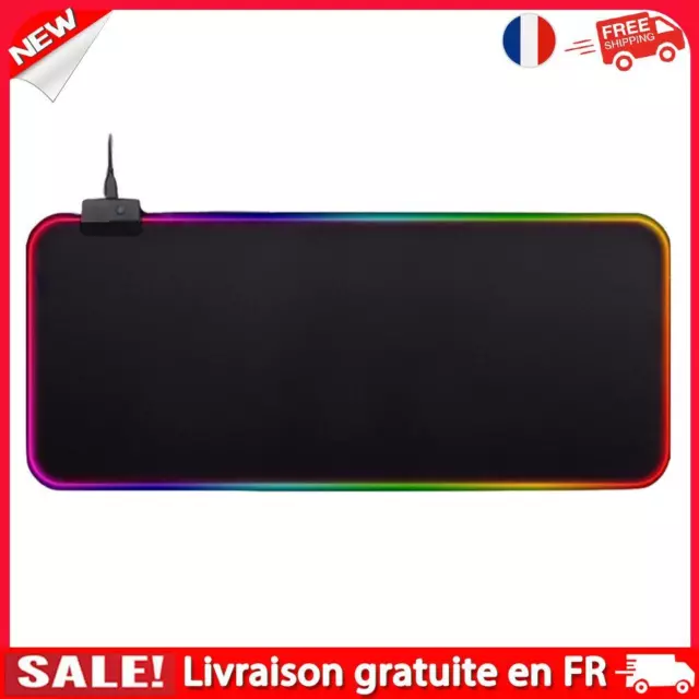 Large LED RGB Mouse Pad Rubber Lighting Gaming Gamer Mousepad Desktop Mice Mat