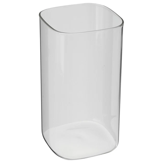 EnovaFloral Würfel-Glasvase 15,2x15,2 Cm – Durchsichtige Quadratische Vase Für Blumen, Kerzen & Deko