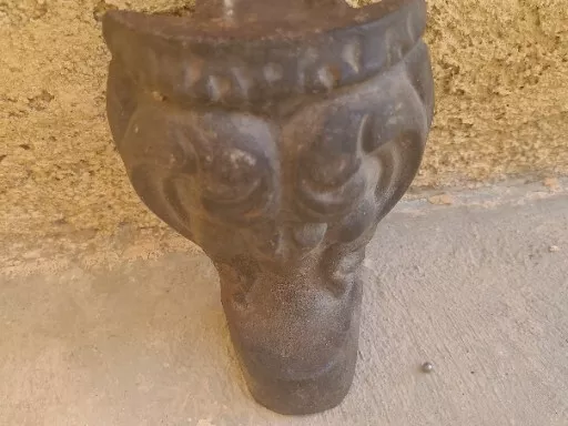 Antique Cast Iron Tub Claw Foot, 5" Tall, 3.5"  Architectural Salvage,Decorator