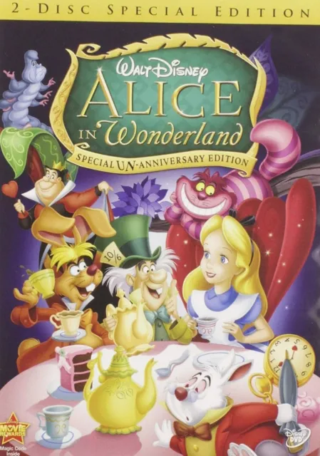 ALICE IN WONDERLAND (DVD, 2 Disc Set, Un-Anniversary Special Edition ...