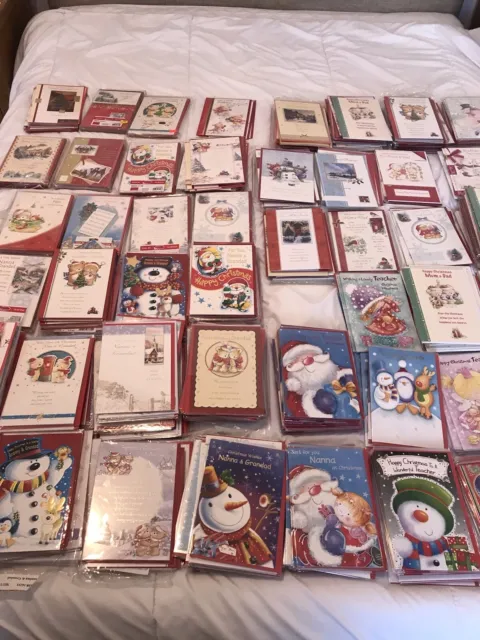 Job Lot Christmas Cards Brand New And Sealed Approx 700