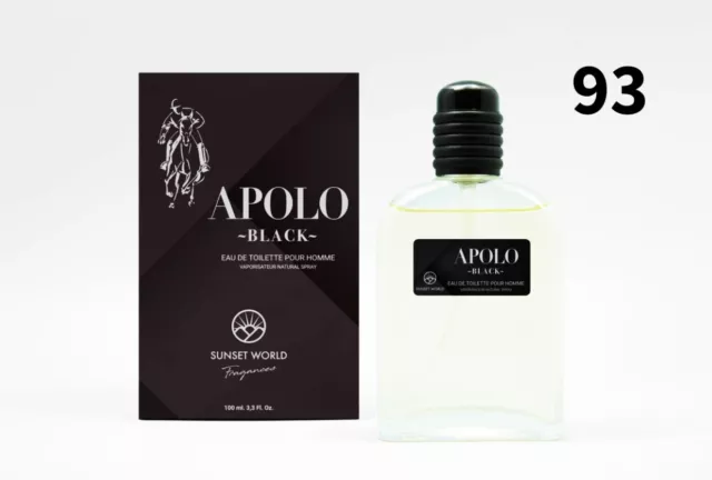 Apolo Black Eau De Toilette Pour Homme Spray 100 ML - Sunset World Fragances