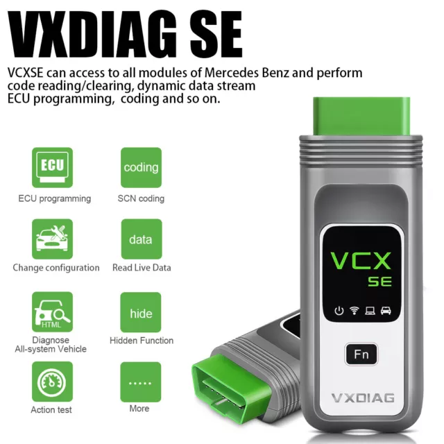 VXDIAG VCX SE Fit for Mercedes Benz OBD2 Diagnostic Tool Progarmming and Coding 2