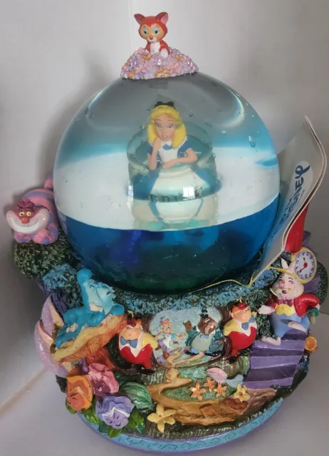 Disney Musical Snow Globe Alice in Wonderland In the Golden Afternoon