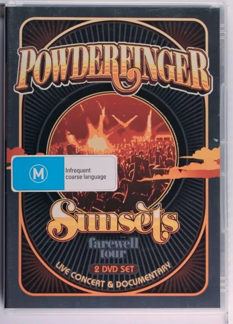 Powderfinger Sunsets Farewell Tour Dvd 2 Discs  Reg. Free Brand New/Sealed #Ba4