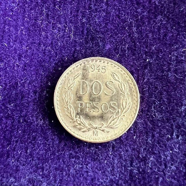 DOS 2 PESOS ESTADOS UNIDOS MEXICANOS 1945 Gold EUR 70,26 PicClick DE