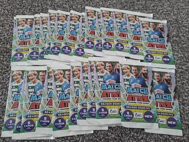 MATCH ATTAX SPFL 2022/23 22-23 New Sealed Packs X33