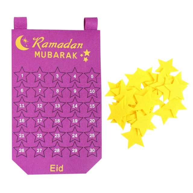 Scatola del calendario dell'avvento Mubarak per le vacanze decorazioni