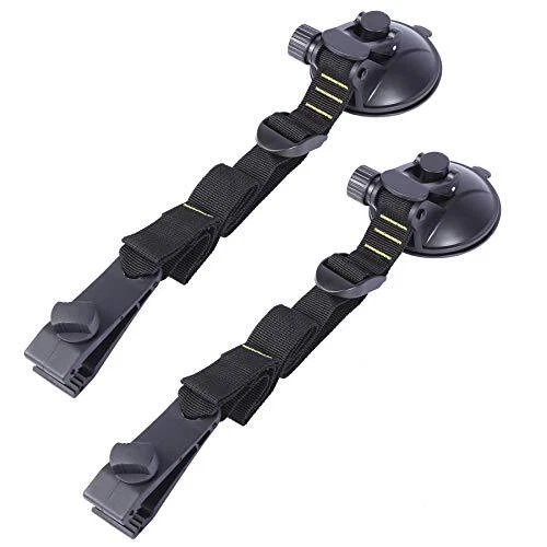 Heavy Duty Suction Cup Anchor with Securing Hook Tie Down, Camping Tarp