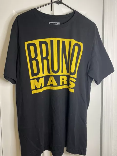 Bruno Mars 24K Magic World Tour Concert T-Shirt Size Large (L) 2017