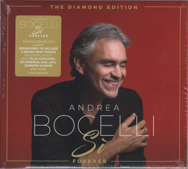 Andrea Bocelli - Si Forever - Diamond Edition Digipack - New Sealed Condition