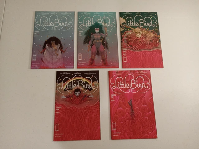 Little Bird Image Comics (5) Book Lot #1-5  Darcy Van Poelgeest See Pics.