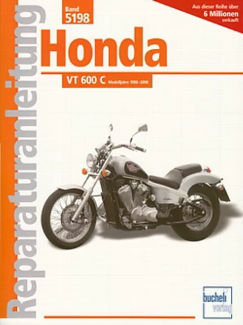 HONDA VT600C 1988-2000, Reparaturanleitung Reparatur-Buch/Handbuch/Wartung