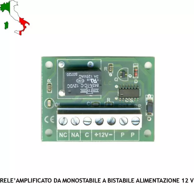 Circuito Come Accendi Luci Allarme Rele’amplificato Ad Uno Scambio Uscita On Off