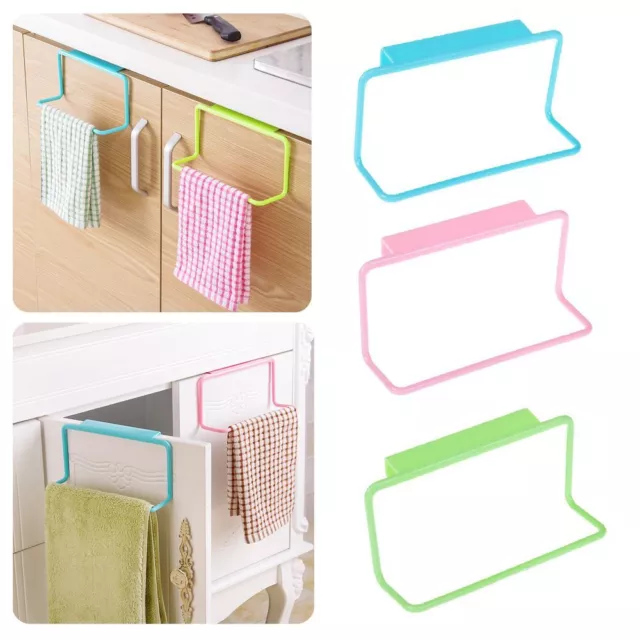 Hot Over Door Tool Home Tea Towel Holder Kitchen Bathroom Bar Hook Hanger Rack