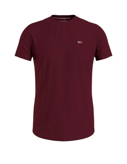 T Shirt homme Tommy Jeans Ref 61484 Rouge Neuf