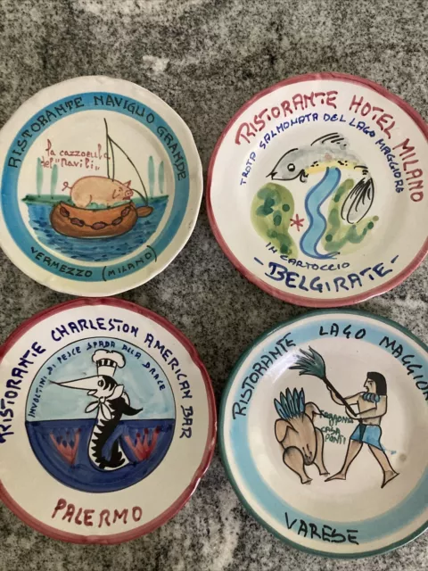 Vendo 4 Piatti Del Buon Ricordo In Blocco