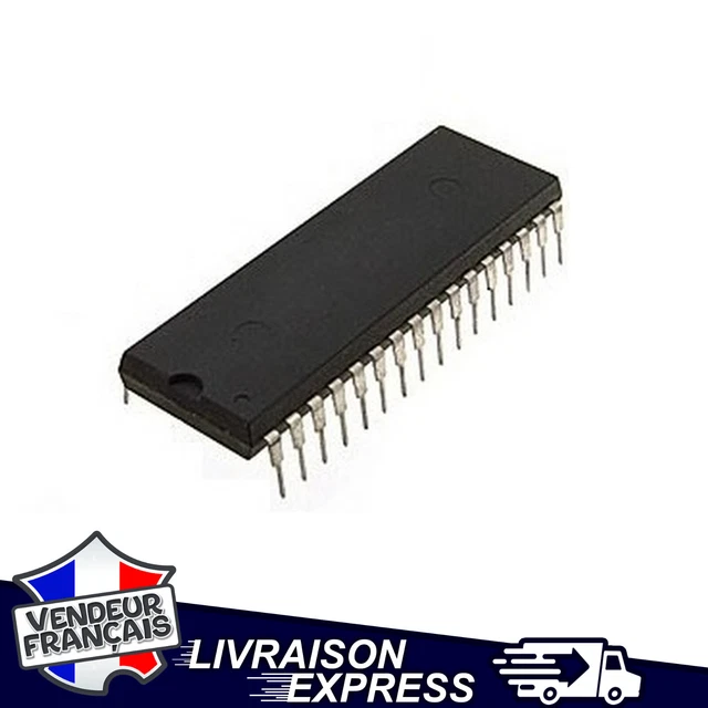 1 Pz EPROM M27C256B 12C6 120ns, CMOS 32K X8, ST M. In Contenitore PLCC-32, Nuovo - 3