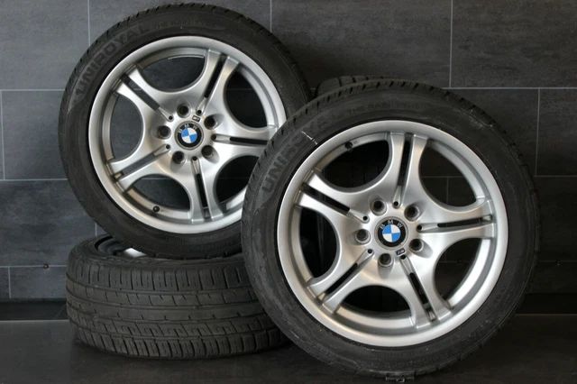 Jantes Alliage 17 Pouces 5x120 ET34 Noir Poli Pour BMW E36 E46 - Lot De 4 Neuf - ADR
