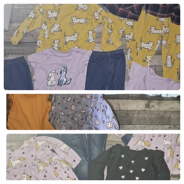 Huge Twin Girl Clothes Bundle Age 4-5 Years,24 Items
