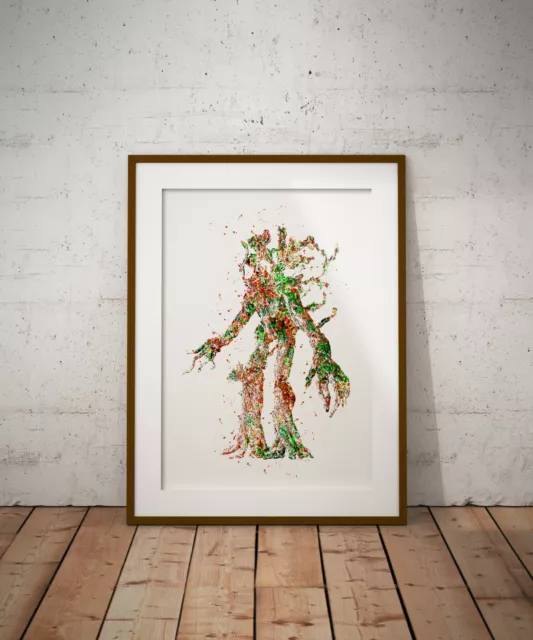 Lord of the Rings Treebeard print, poster, prints, posters, watercolour, wallart