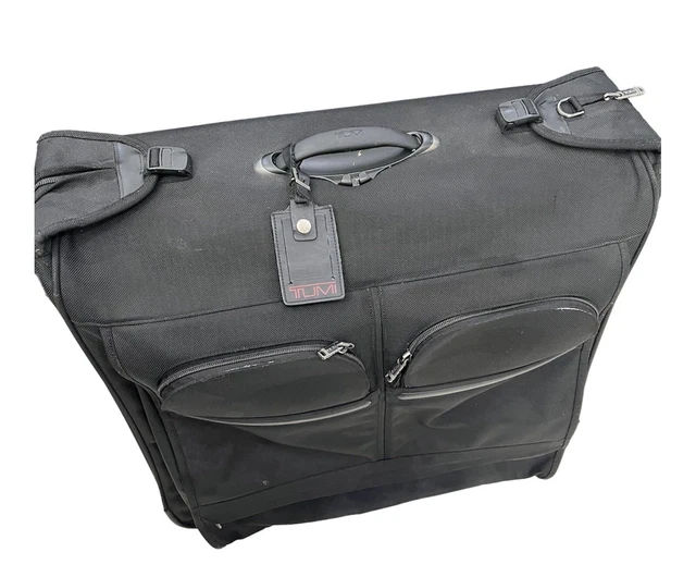 Tumi Black Ballistic Nylon 2 Wheeled Carry-on Alpha Extended Garment Bag Preownd