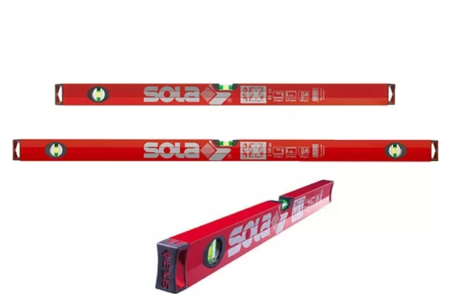 SOLA INDUSTRIE ALU Wasserwaage BigX 30 40 50 60 80 BigX-3 100 120 150 180 200 cm