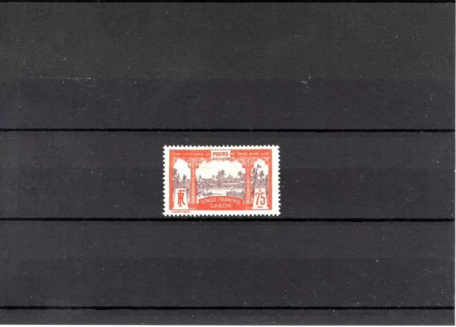 Timbre Gabon France Colonie 1910 N°45 Neuf* Mh
