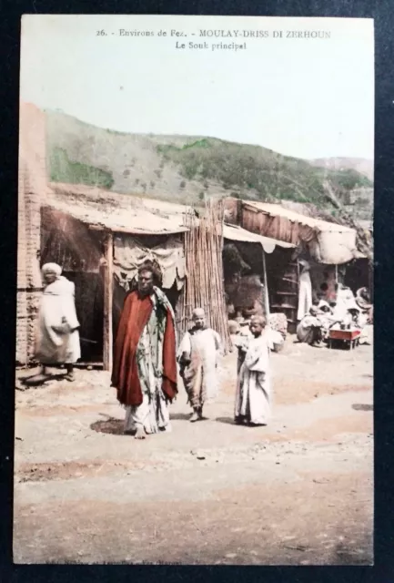 Maroc Moulay Idriss De Zerhoun Cpa France  Postcard  9033