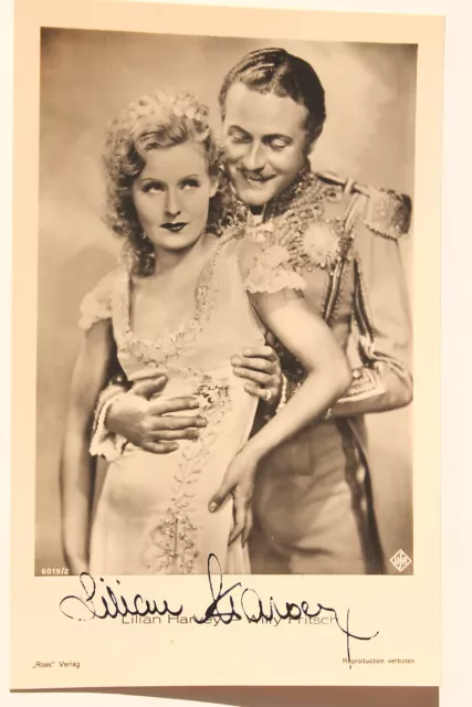 18464 Ufa Autograph Photo Ak Lilian Harvey Ross Publisher No. 6019/2 1935 W.