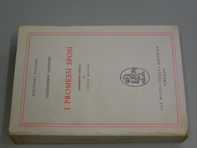 La Nuova Italia Editrice Scolastiche Rappresentanti Di Zona ALESSANDRO MANZONI I Promessi Sposi La Nuova Italia Editrice EUR 8,00