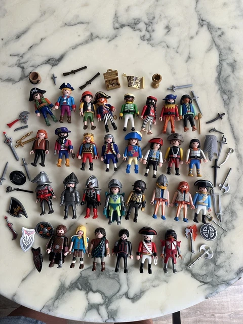 Playmobil Lot 5 Buste Personnage Figurine Divers Dessin Torso Modèle Au - Foto 11