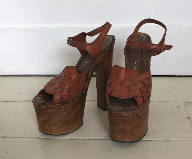 70s platform top shoes uk