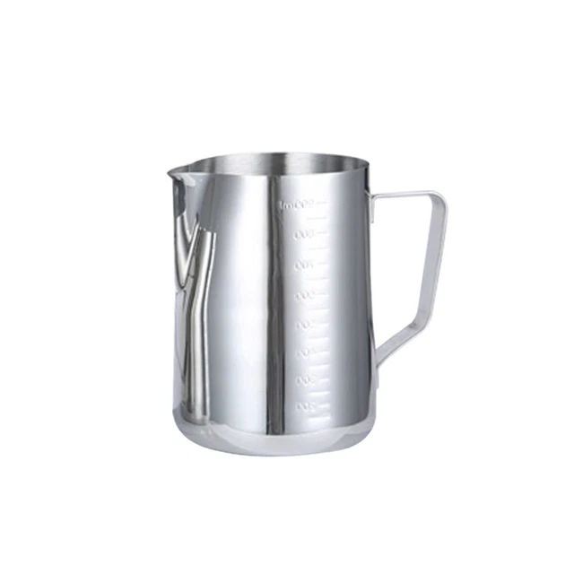 Brocca per latte 900 ml tazza per latte in acciaio inox tazza per schiuma