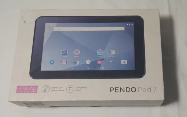 PENDO PAD 7 TABLET 7" 8GB With Android Comes With Manuals Tracked Postage