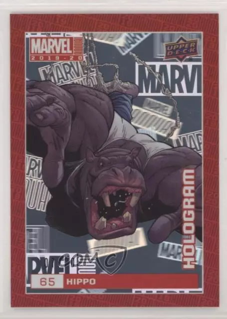 2019-20 Upper Deck Marvel Annual Hologram 7/20 Hippo #65 n2o