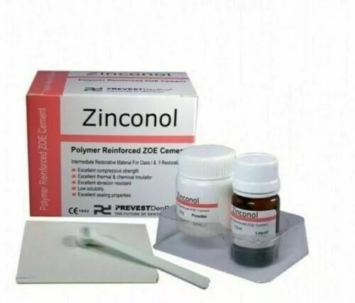 Prevest Denpro Zinconol Ploymer Renforcé ZOE Ciment Oxyde de Zinc Dentaire 2